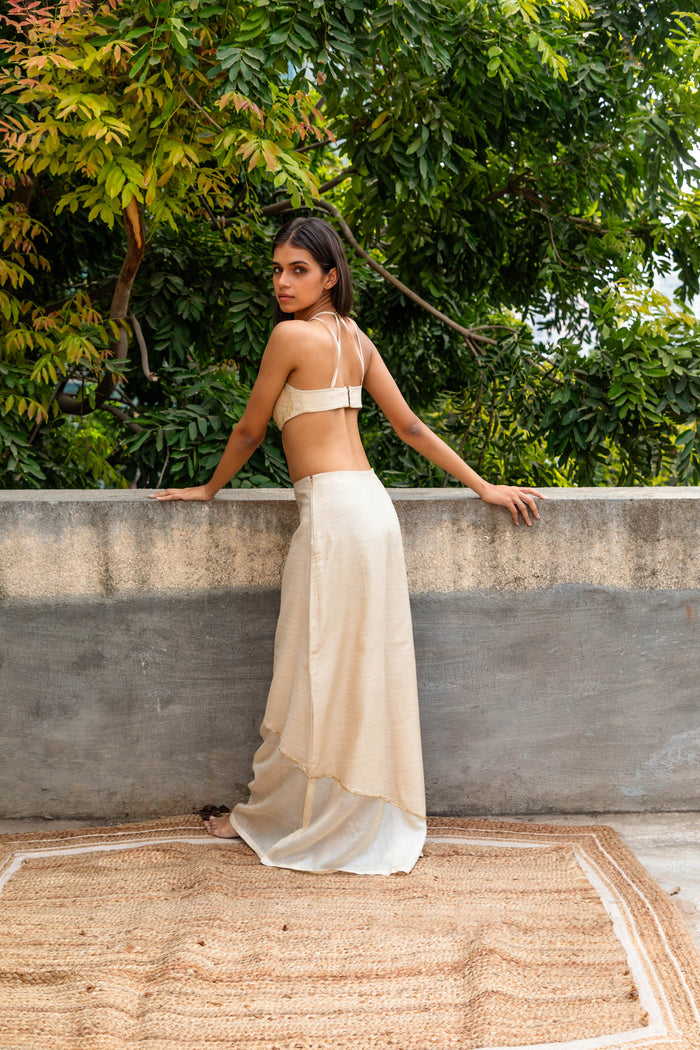 Aced Heart Embellished Skirt | Jhultaru