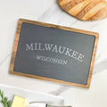 Arched City/State - Custom Slate Serving Board