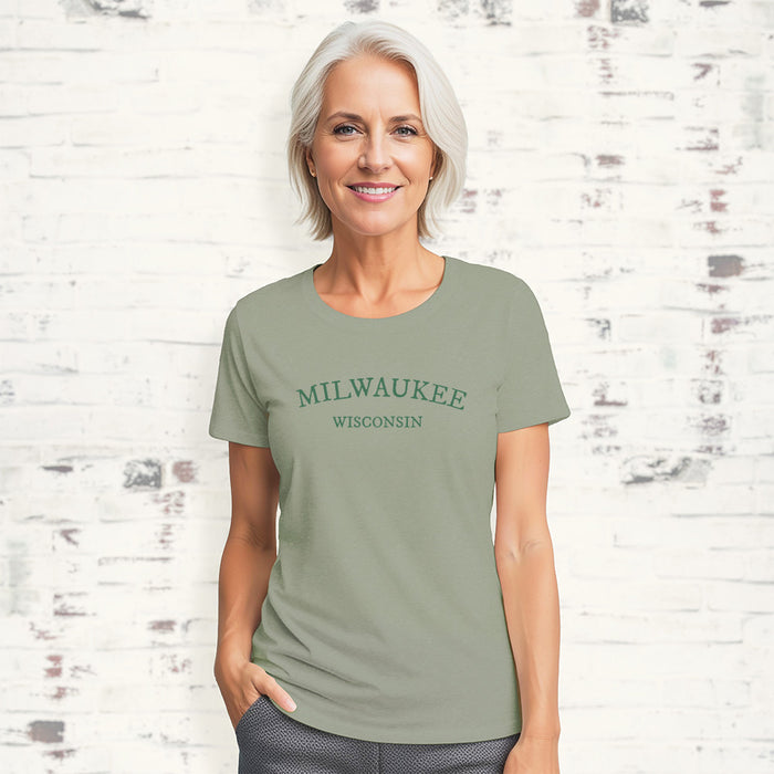 Arched City/State - Custom Women's T-Shirt