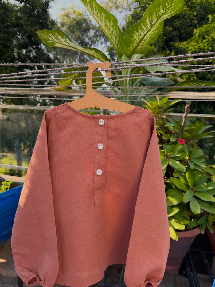 Cairo Blouse | Organic Cotton Linen | Soft & Breathable