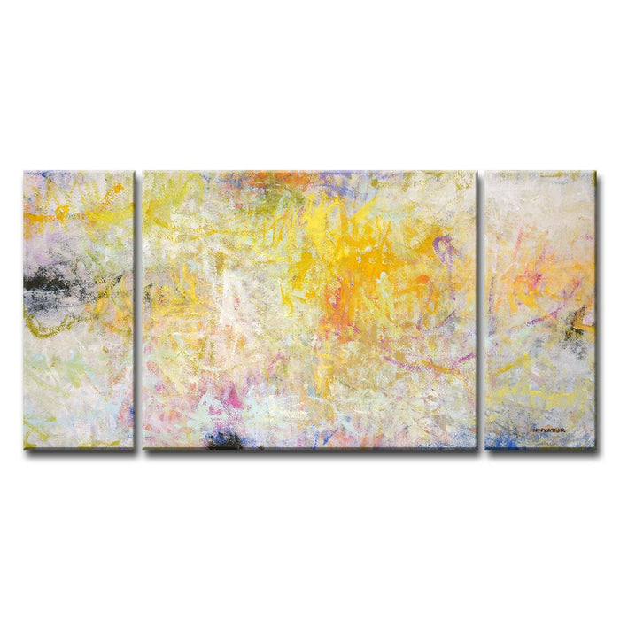 Contentment' 3 Piece Wrapped Canvas Wall Art Set