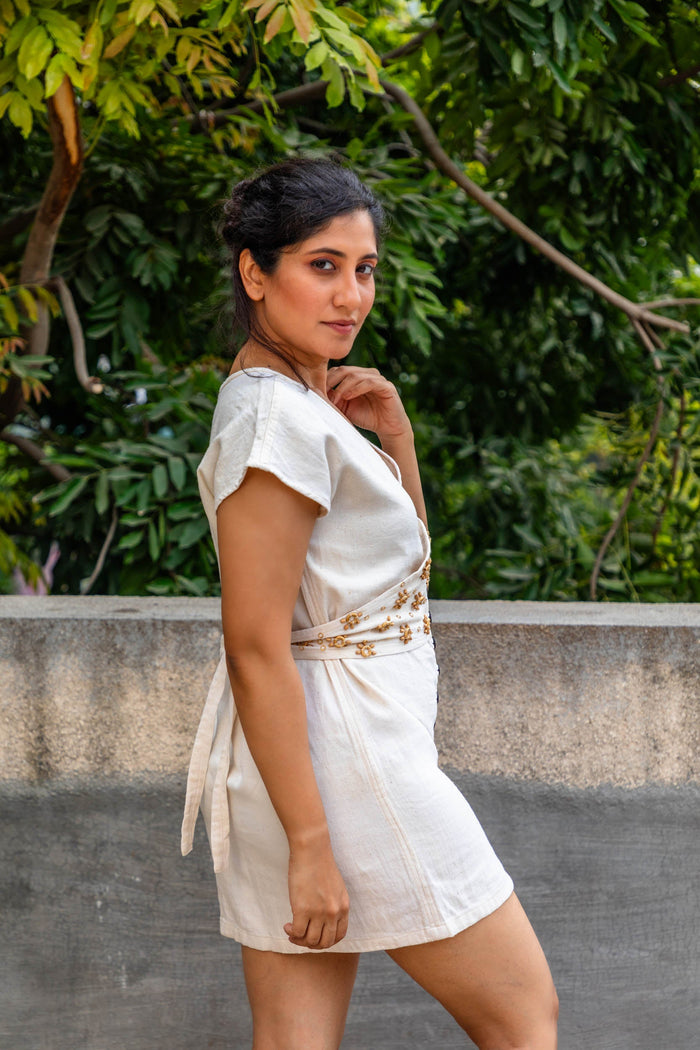 Dahlia Corset Kala Cotton Dress | Jhultaru