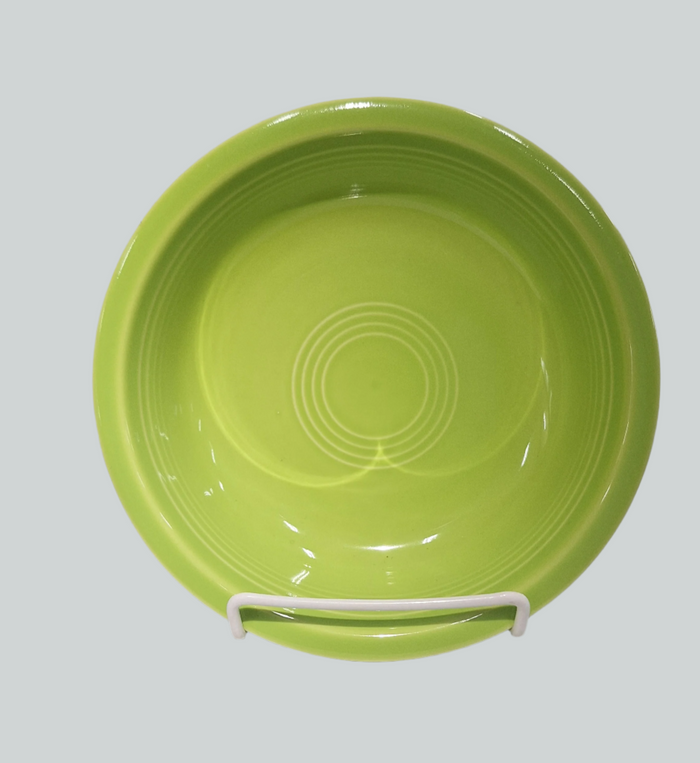 Fiesta Chartreuse Classic Rim 6 7/8 inch Medium bowl Height 1 7/8 inch holds 19 oz