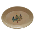 Fiesta Ivory Christmas Tree Oval Platter 9.5 in