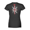 Apparel XS / Black Personalized Shirt - Firefighter Axe UK Flag - Standard Women's T-shirt