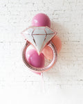 GIFT- Berry Blush - Diamond Ring Balloon Bouquet