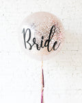GIFT-Berry Blush - BRIDE Confetti Giant Balloon
