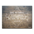 'Live' Inspirational Canvas Art