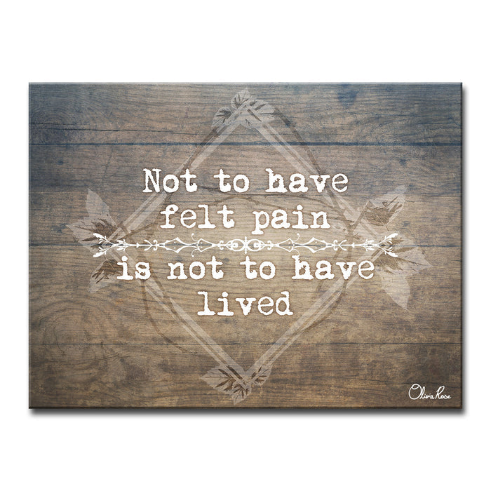 'Live' Inspirational Canvas Art