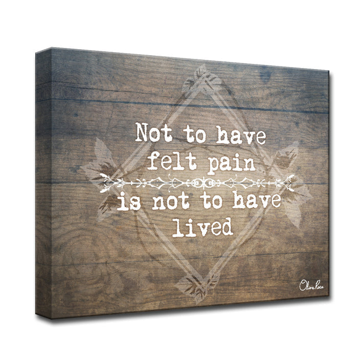 'Live' Inspirational Canvas Art