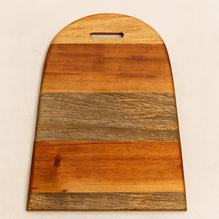 Mango + Acacia Wood Platter 15.5 in (Length) x 9.5 in (Width) x 0.5 in (Thickness)