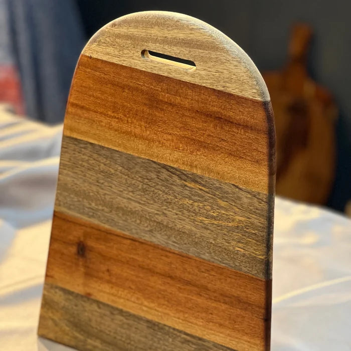 Mango + Acacia Wood Platter 15.5 in (Length) x 9.5 in (Width) x 0.5 in (Thickness)