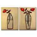 Minimalist Rose No. 1/2' 2 Piece Wrapped Canvas Wall Art Set