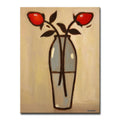 'Minimalist Rose No. 2' Wrapped Canvas Wall Art