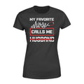 Apparel XS / Black My Favorite Nurse Calles Me - Firefighter Shirt - Standard Women's T-shirt