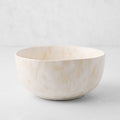 Natural Nuno Splatter Stoneware Bowl, pale cream with unique beige splatter, 6"Dia x 3"H.