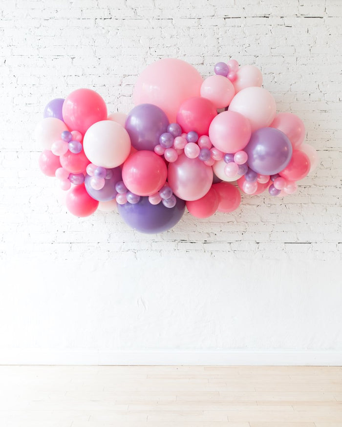 OUTDOOR-Princess Theme - Backdrop Balloon Garland Install Piece