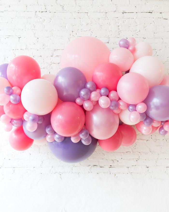 OUTDOOR-Princess Theme - Backdrop Balloon Garland Install Piece