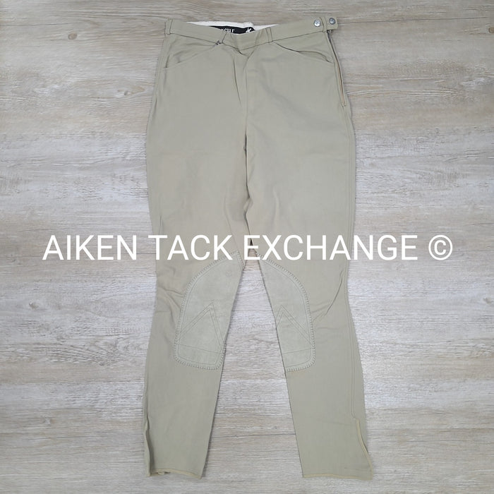 Pikeur Size Zip Knee Patch Breeches, Women's 34 Long