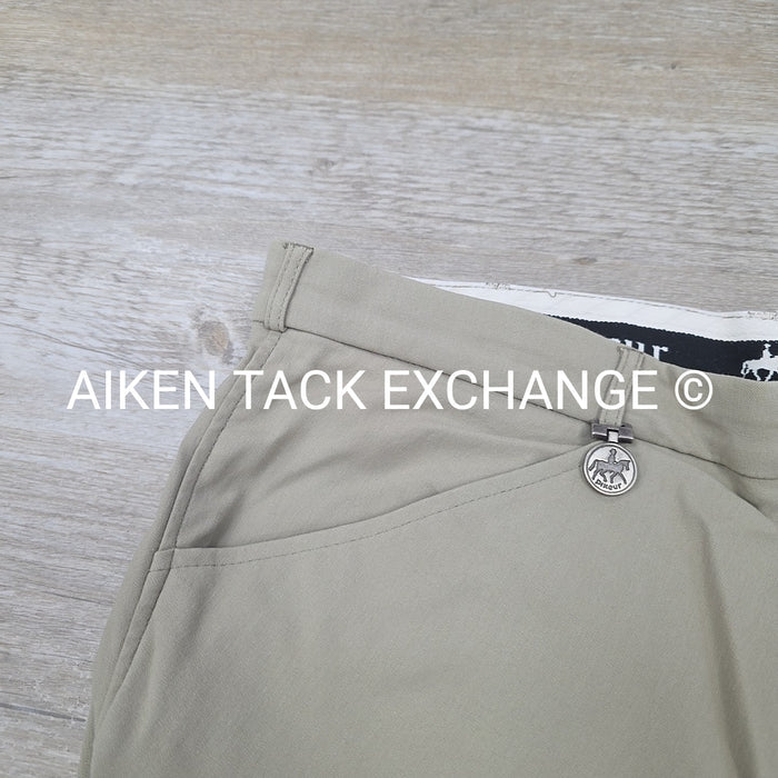 Pikeur Size Zip Knee Patch Breeches, Women's 34 Long