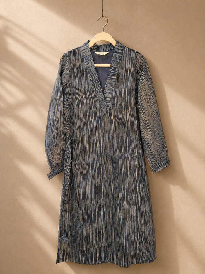 Siona Co-ord Set- Handwoven Kurta & Pant Set in Tussar Silk | Jhultaru