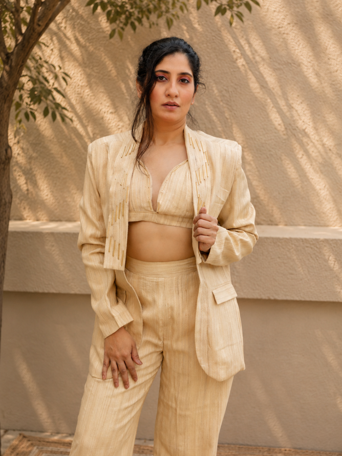 Solina Silk Pant | Jhultaru