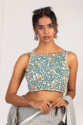 "Soni Chidiyaa" Hand Painted Blouse