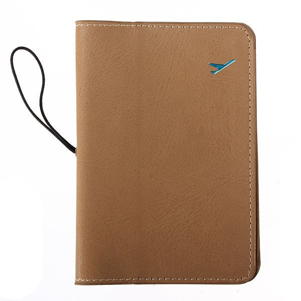 Traveling Leather Passport Card Case Document Holder - GhillieSuitShop