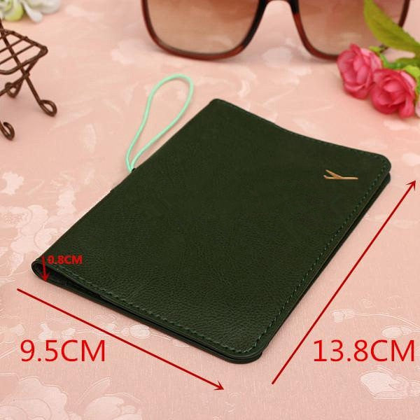 Traveling Leather Passport Card Case Document Holder - GhillieSuitShop