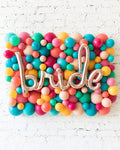 Tropical Time - BRIDE Balloon Backdrop Board - 30inx40in