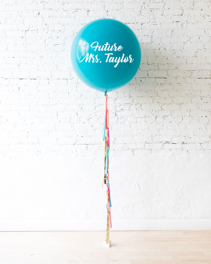 Tropical Time - Personalized Future MRS Giant Balloon with Tassel