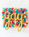 Tropical Time - YAY Balloon Backdrop Board - 30inx40in