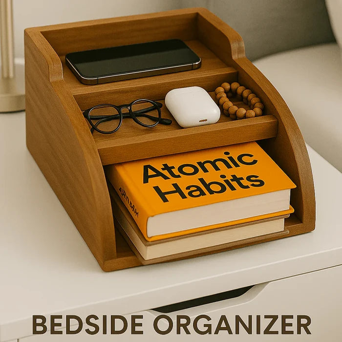 Your Daily Organizer – Crafted in Solid Wood - 10 inch width x 13 inch depth